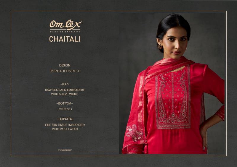 Omtex chaitali 4 pcs wholesale dress materials catalog